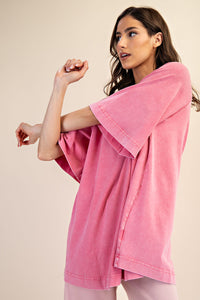Mineral Washed Oversized Top