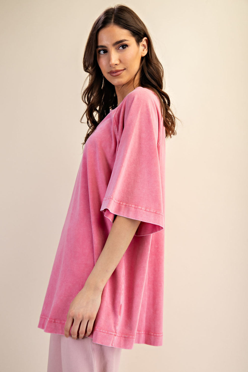 Mineral Washed Oversized Top