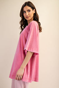 Mineral Washed Oversized Top