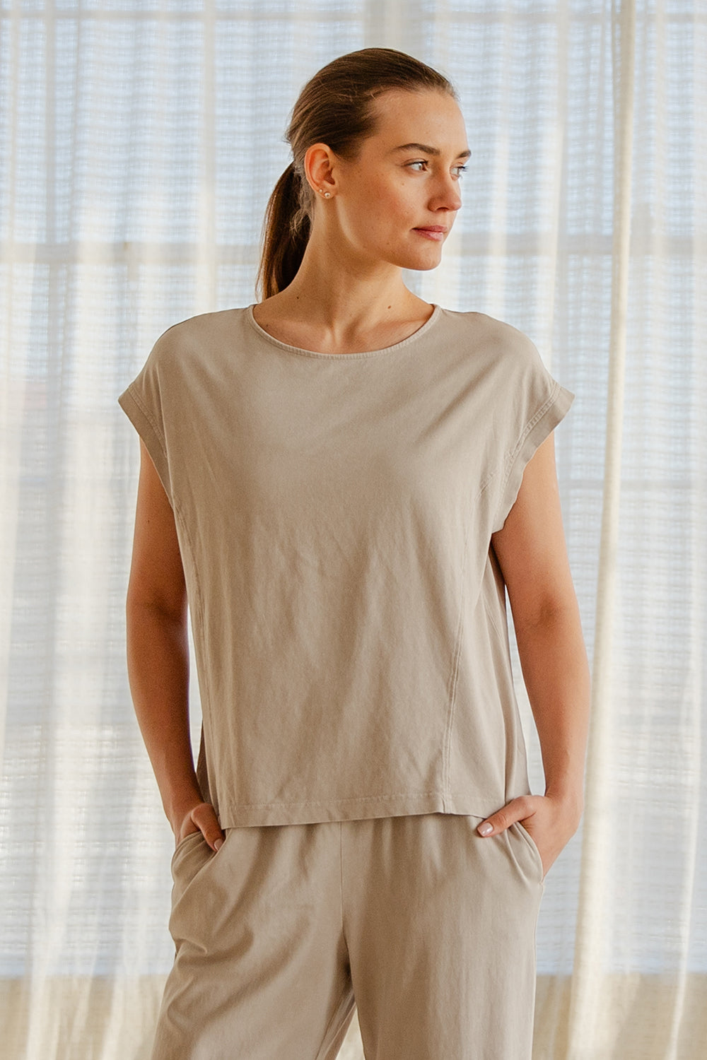 Mineral Washed Cotton Top