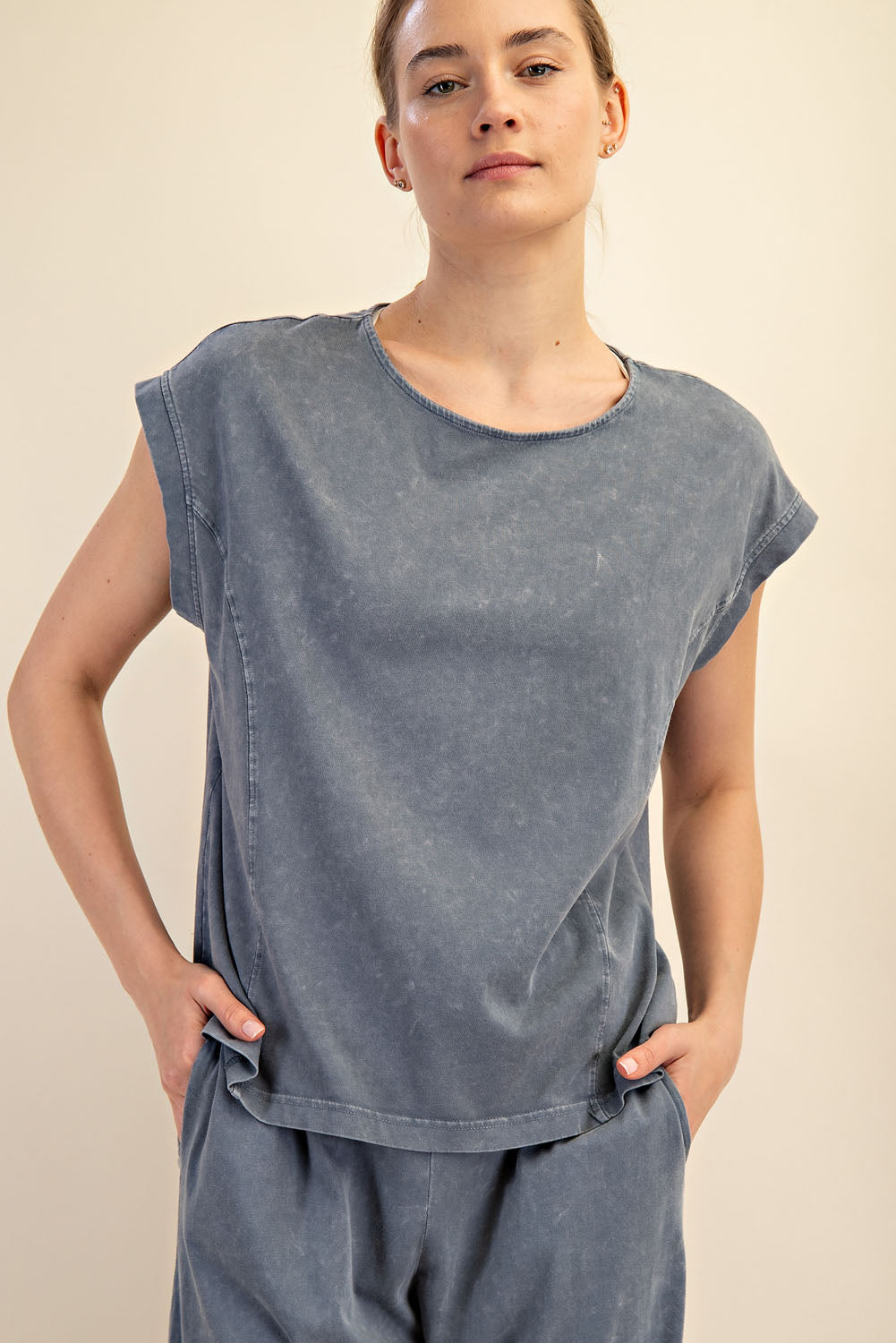 Mineral Washed Cotton Top