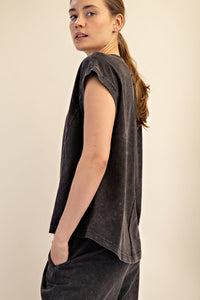 Mineral Washed Cotton Top