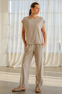 Mineral Washed Cotton Pant