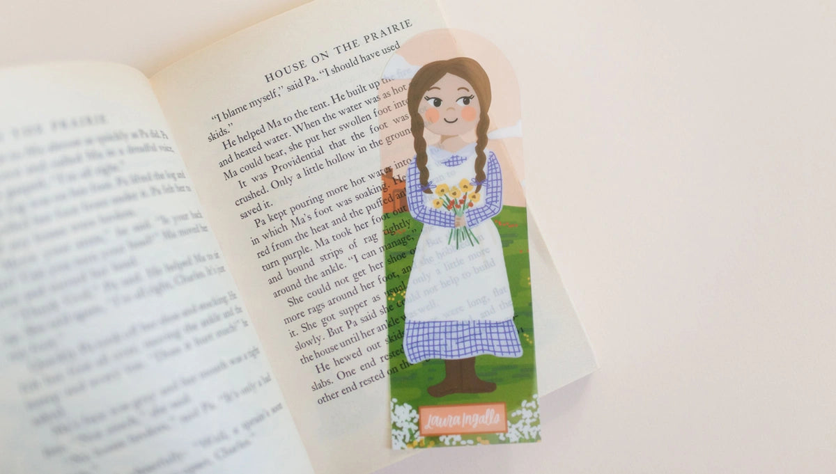 Little House on the Prairie Laura Ingalls Acetate Bookmark