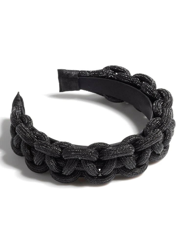 Braided Headband - Black