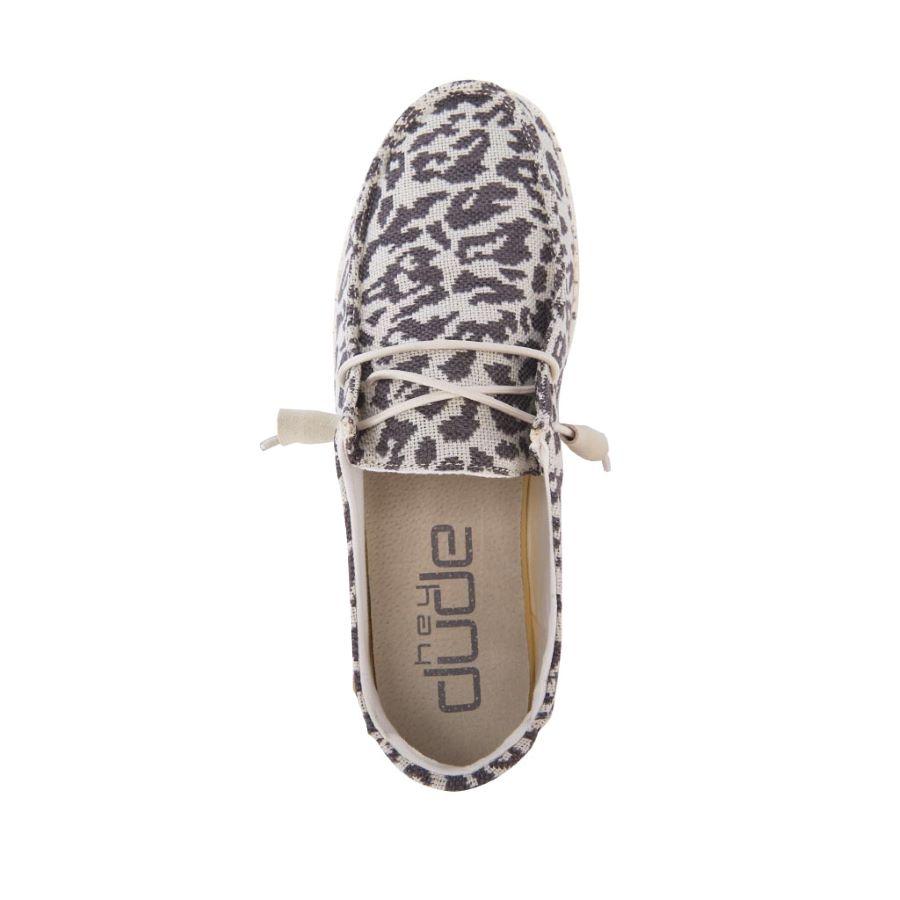 Hey Dude Wendy Woven - Cheetah Grey