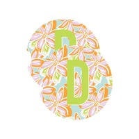 Mary Square Initial Car Coasters