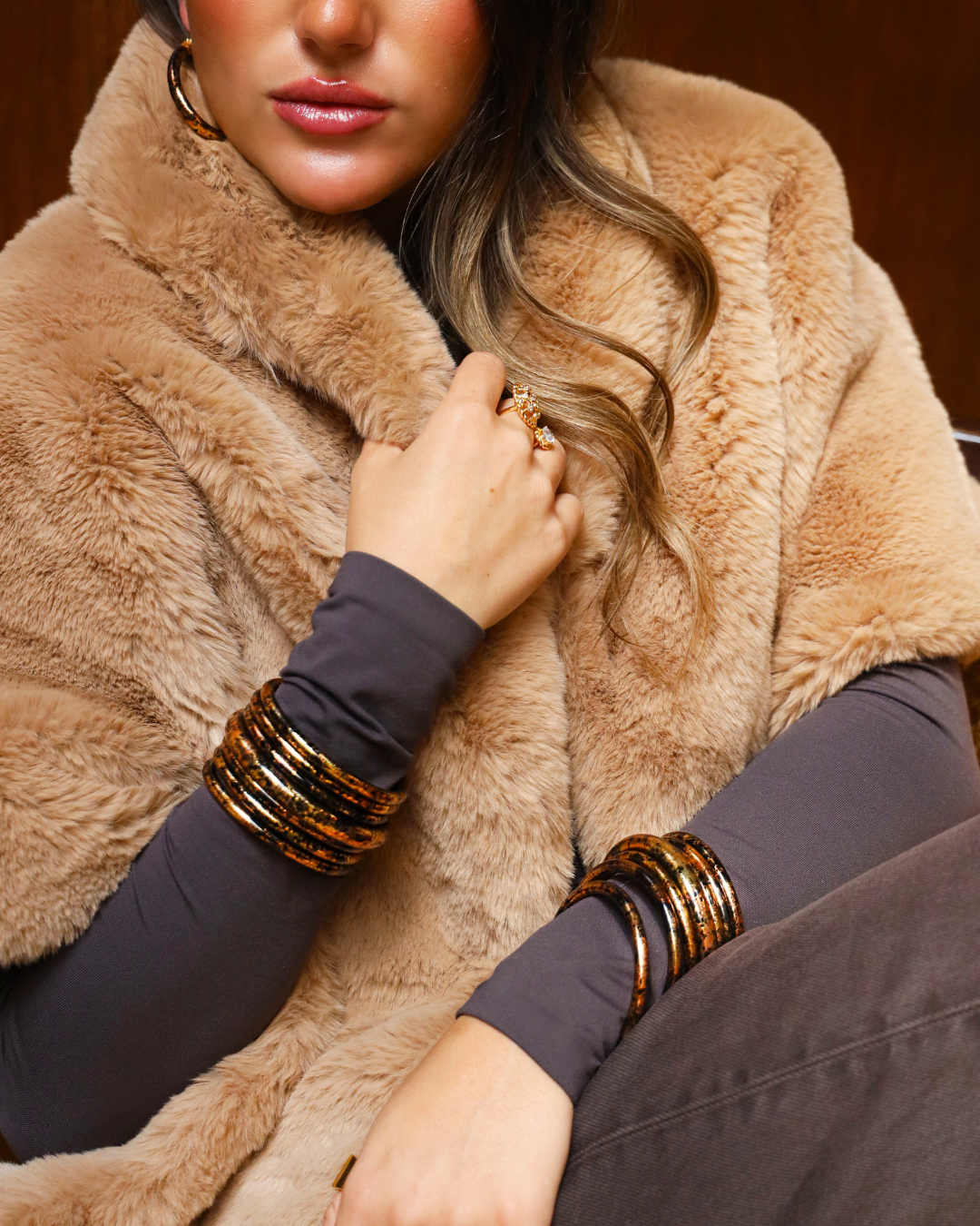 KOI Leopard All Weather Bangles (AWB) - Set of 4