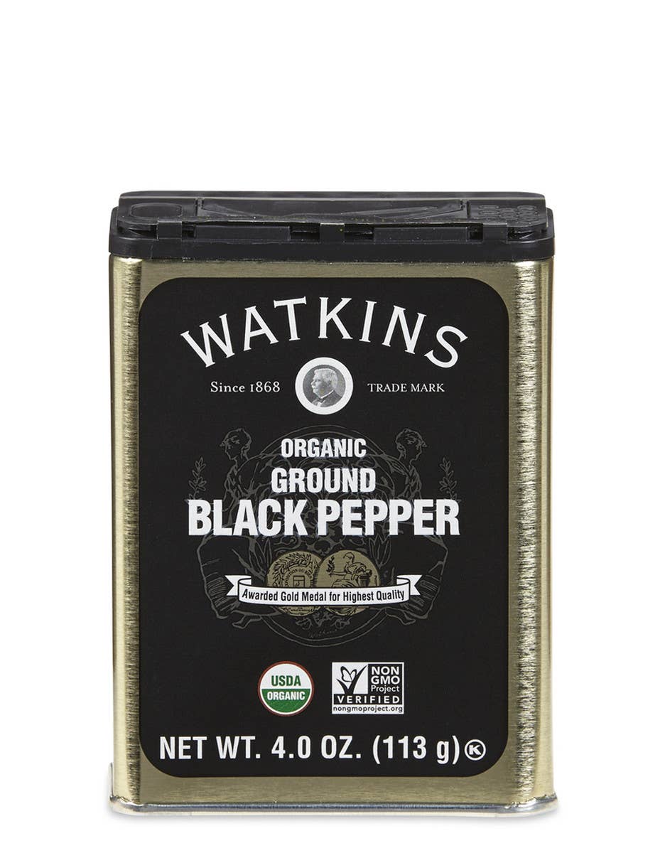 Organic Pure Ground Black Pepper - 4 oz