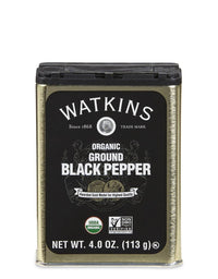 Organic Pure Ground Black Pepper - 4 oz