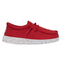Hey Dude Wally Youth Slub Canvas - Red