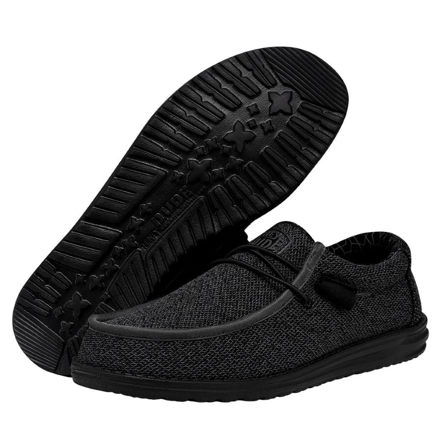 Hey Dude Wally Sox Micro - Total Black