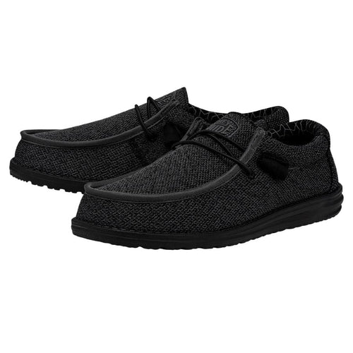 Hey Dude Wally Sox Micro - Total Black Wide