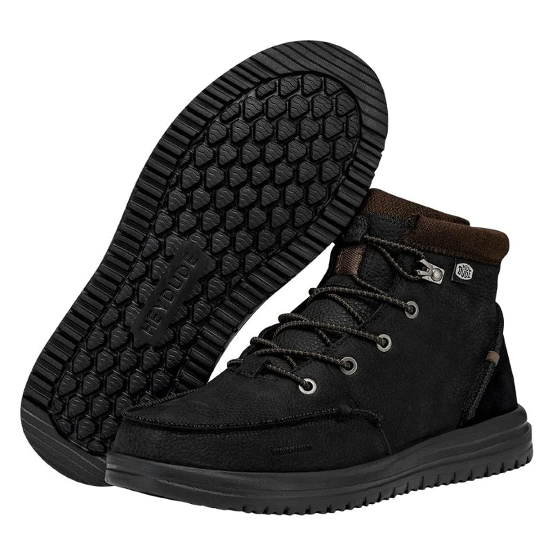 Hey Dude Bradley Boot Leather - Black