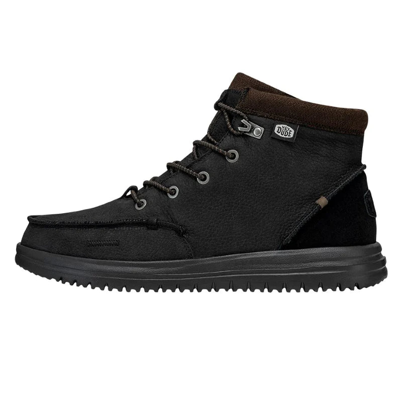 Hey Dude Bradley Boot Leather - Black