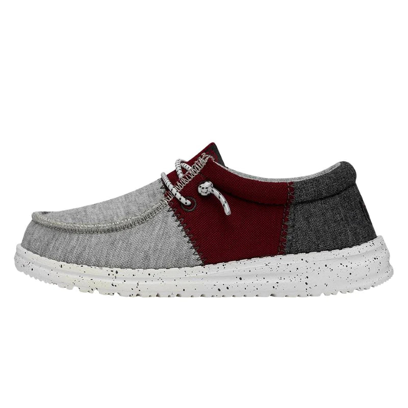 Hey Dude Wally Youth Tri Varsity Crimson – Chandler Country Store