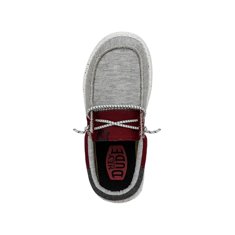 Hey Dude Wally Youth Tri Varsity - Crimson