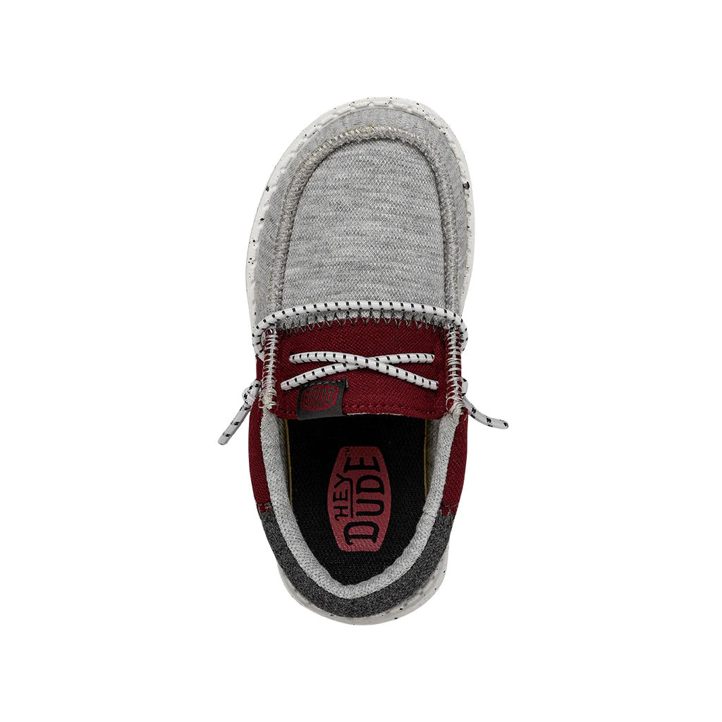 Hey Dude Wally Toddler Tri Varsity - Crimson