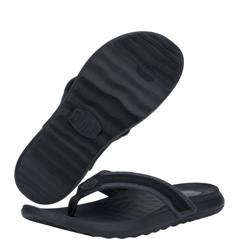 Hey Dude Myers Flip Sport Mode - Black/Black