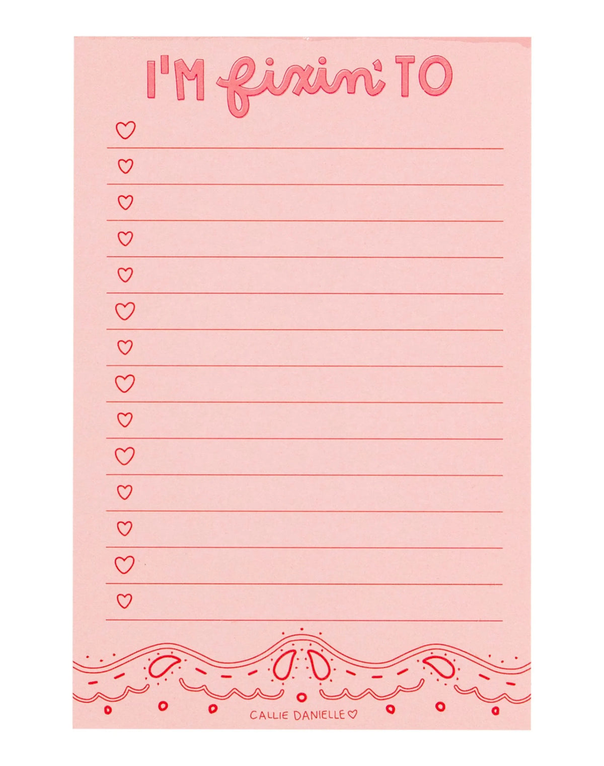 I'm Fixin to Southern Notepad
