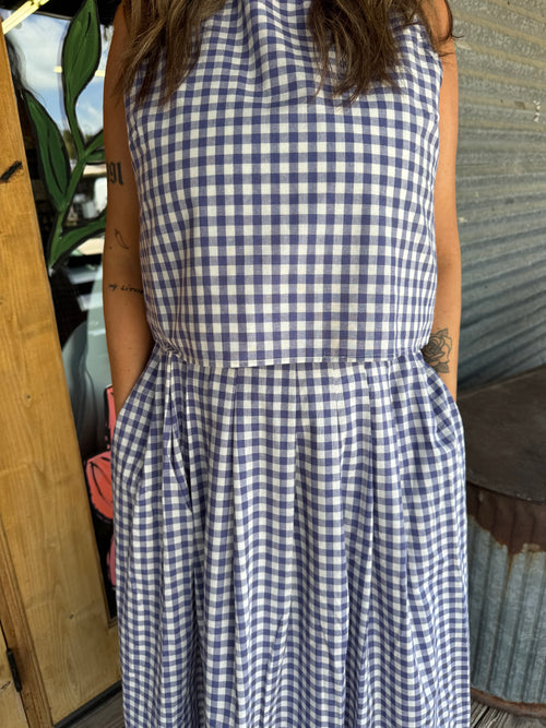 The Chandler Gingham Crop Top