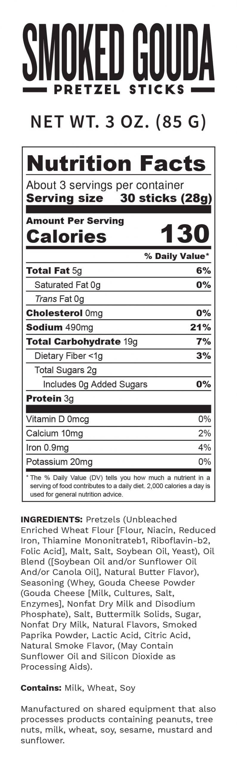 Pop Daddy – Smoke Gouda Pretzels 3.0oz