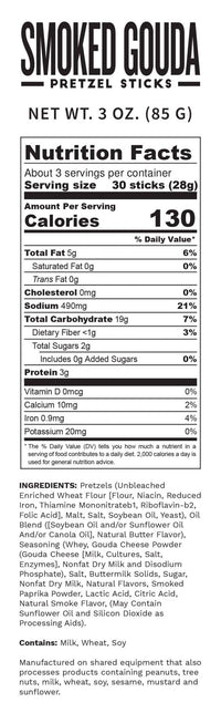 Pop Daddy – Smoke Gouda Pretzels 3.0oz