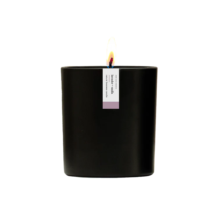Lavender + Vanilla Beeswax Candle | 8.75 Oz
