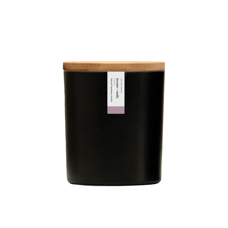 Lavender + Vanilla Beeswax Candle | 8.75 Oz