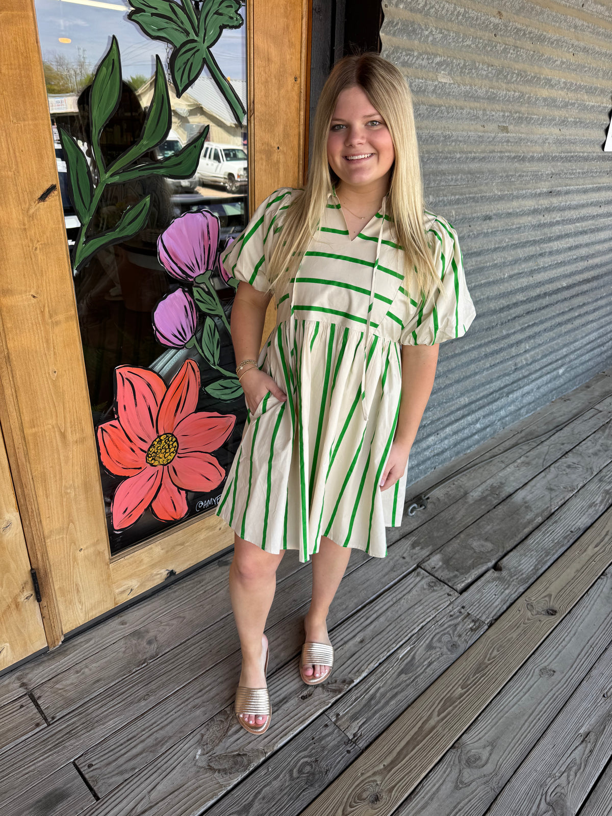 The Kinney Dress - Green