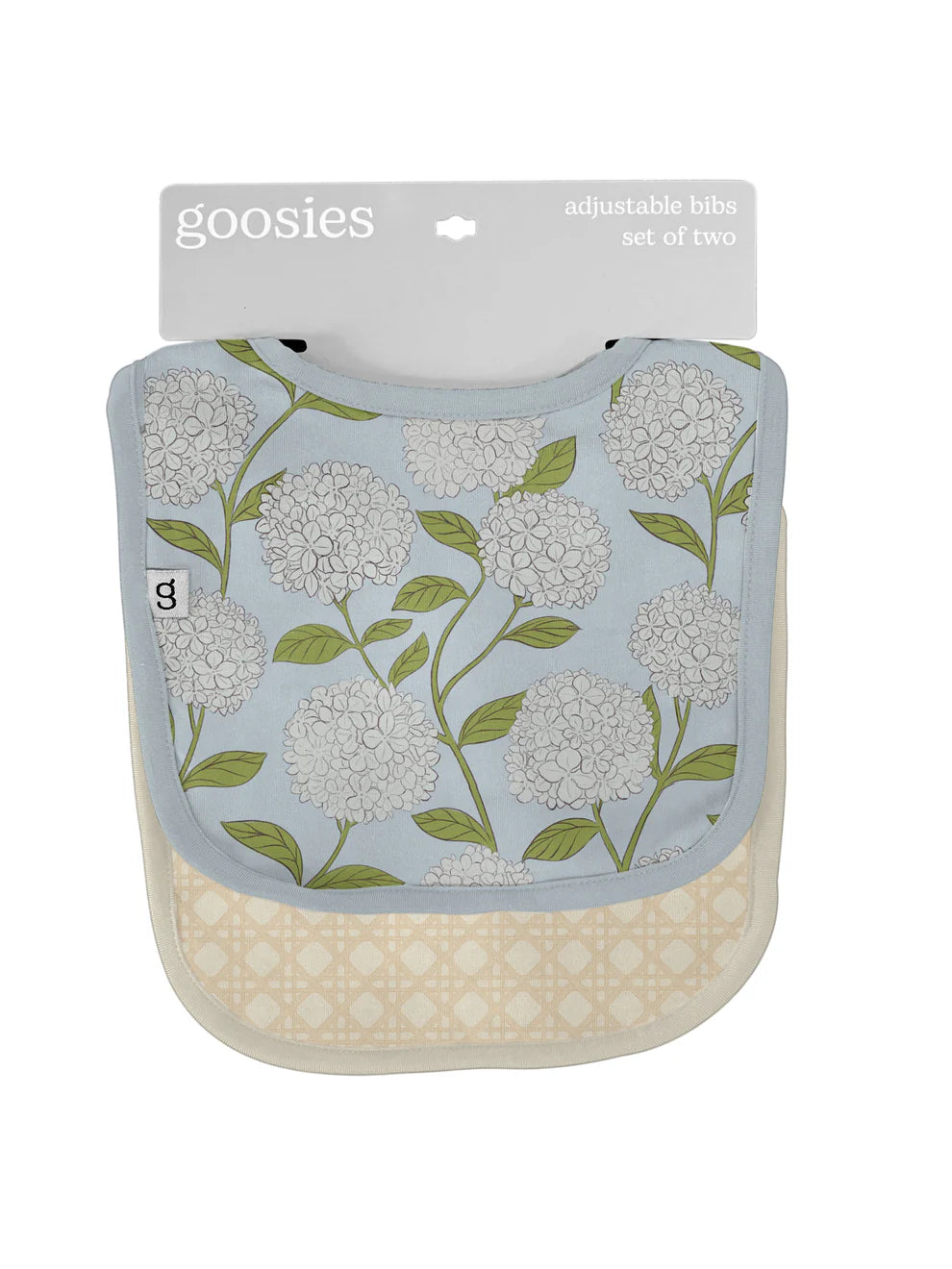 Goosies Bibs (Set of Two) - Hydrangeas