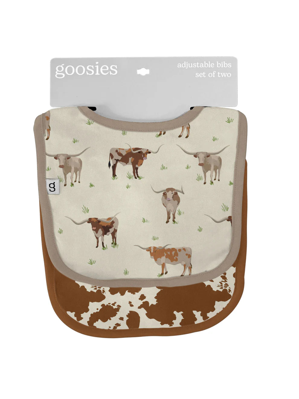 Goosies Bibs (Set of Two) - Longhorns
