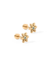 Screwback Stud - Snowflake