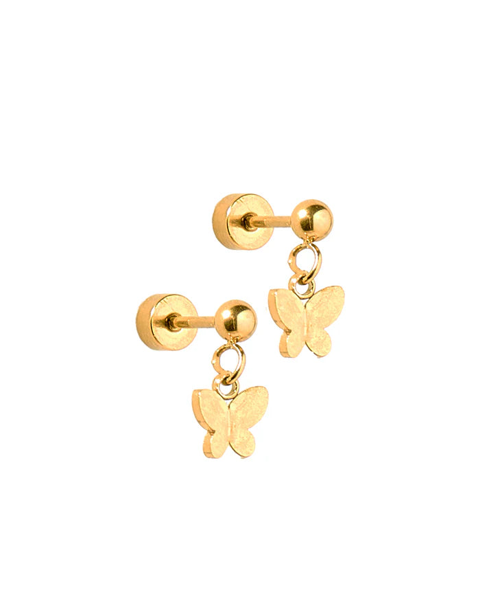 Screwback Stud - Millie - Butterfly