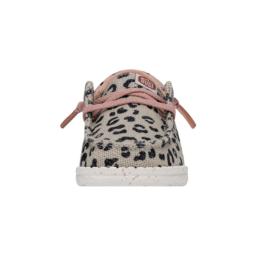 Hey Dude Wendy Toddler Funk Leo - Cream/Pink