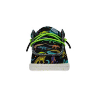 Hey Dude Wally Toddler Dino - Black Lime