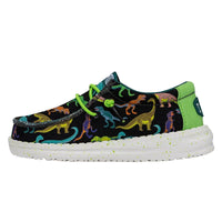 Hey Dude Wally Toddler Dino - Black Lime