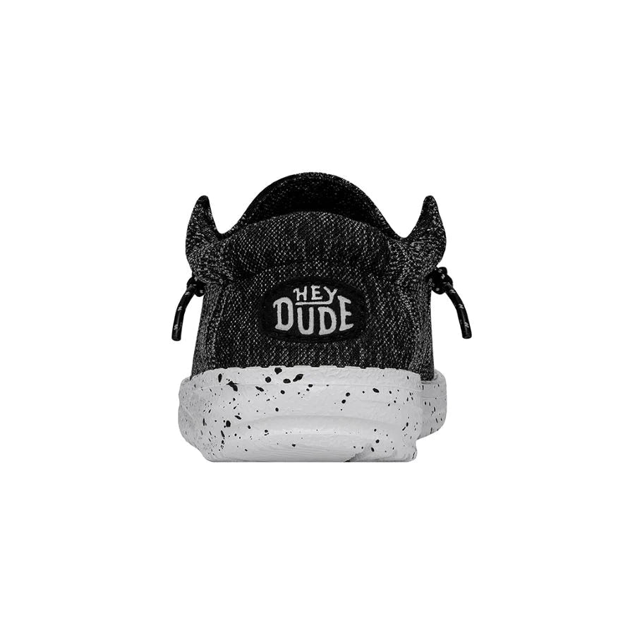 Hey Dude Wally Toddler Sport Knit - Black White