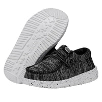 Hey Dude Wally Toddler Sport Knit - Black White
