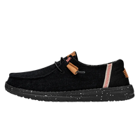 Hey Dude Wendy Washed Canvas Black