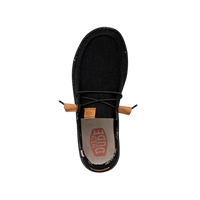 Hey Dude Wendy Washed Canvas Black