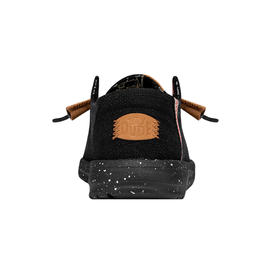 Hey Dude Wendy Washed Canvas Black