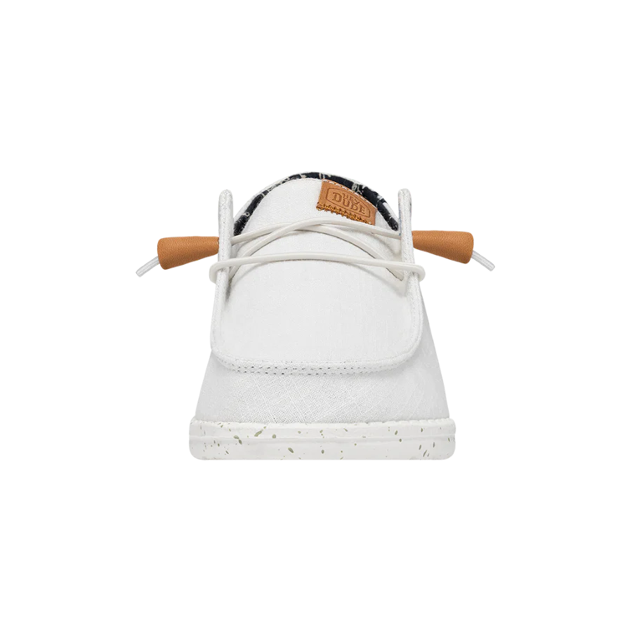 Hey Dude Wendy Washed Canvas - White