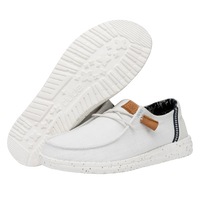 Hey Dude Wendy Washed Canvas - White