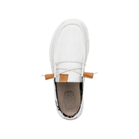 Hey Dude Wendy Washed Canvas - White