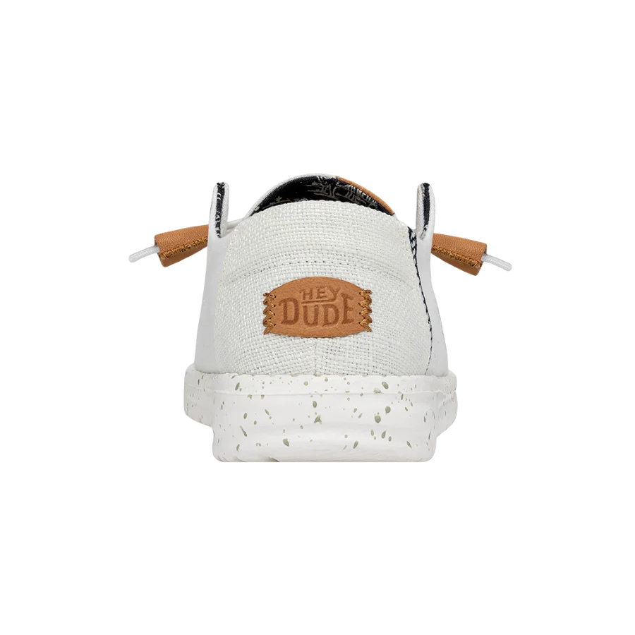 Hey Dude Wendy Washed Canvas - White