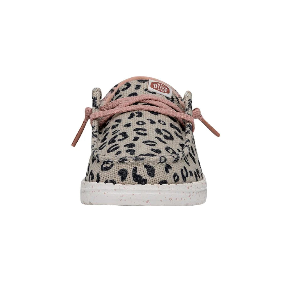 Hey Dude Wendy Youth Funk Leo - Cream/Pink