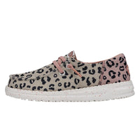Hey Dude Wendy Youth Funk Leo - Cream/Pink
