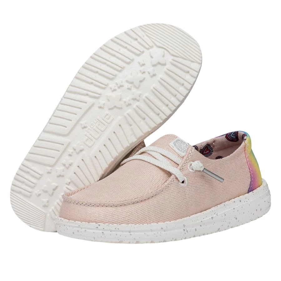 Hey Dude Wendy Youth Sparkle - Silver