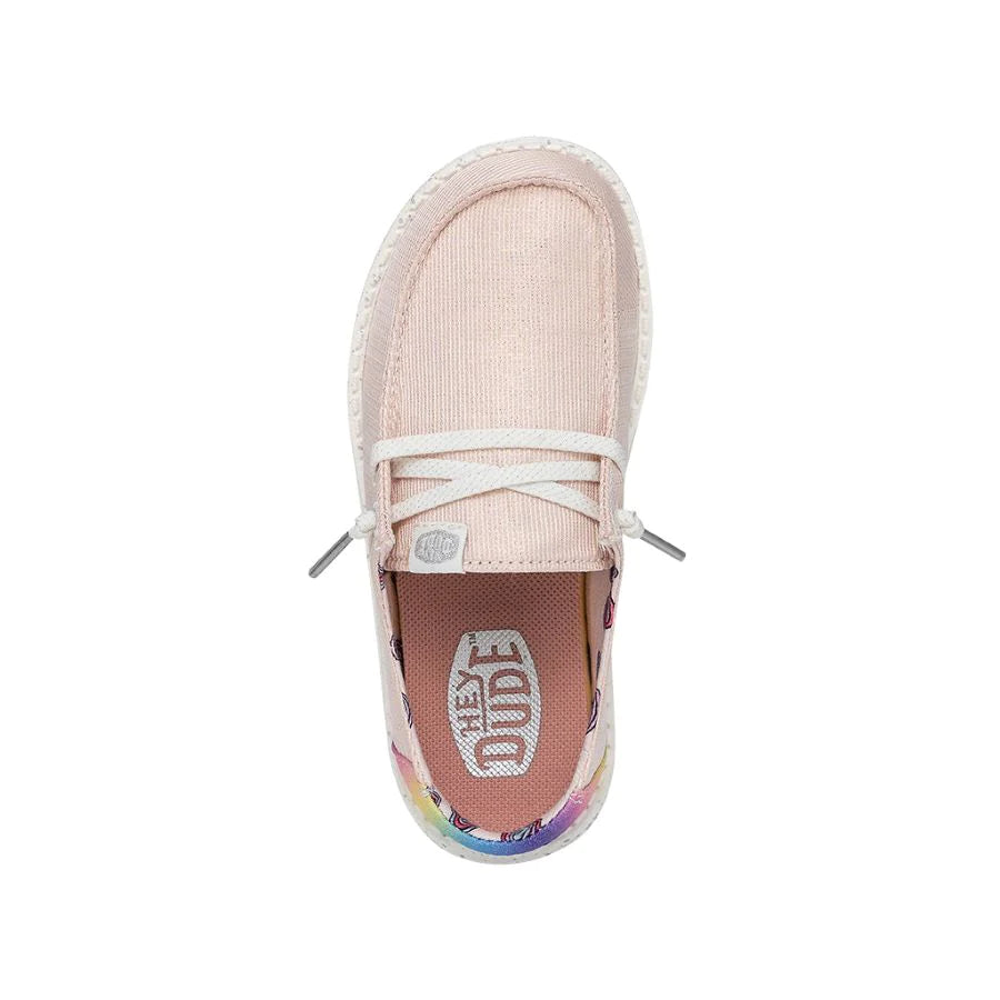 Hey Dude Wendy Youth Sparkle - Silver